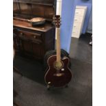 A Tanglewood Sundance electric guitar and soft case, number 990146354 TW-57
