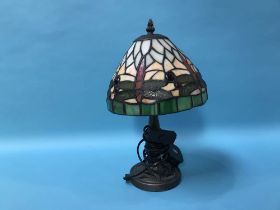 A Tiffany style table lamp