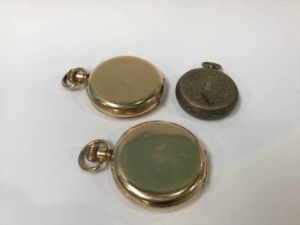 Two gold plated pocket watches and one other - Image 2 of 2