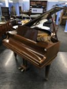 A mahogany cased Allison baby grand piano