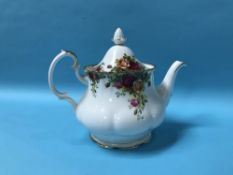 A large quantity of Royal Albert Old Country Roses china tea and dinner wares