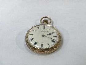 An 18ct gold pocket watch