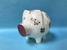 An oversize Schramberg Pig money box
