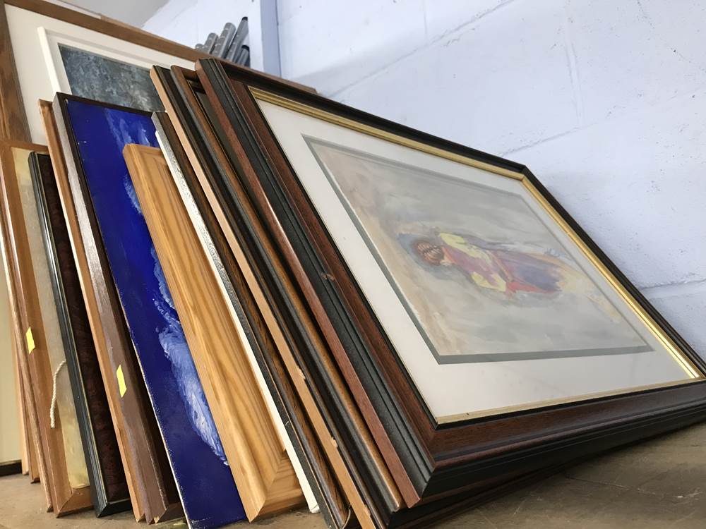 Quantity of pictures and two easels - Image 2 of 4