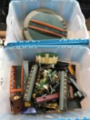 Two boxes of Hornby Dublo model railway