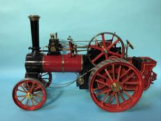 A live model steam engine, H. McLaren of Leeds, number one, L 24cm, W 70cm, H 43cm