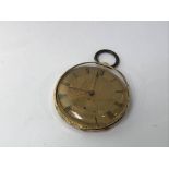 An 18ct gold pocket watch, gross weight 67g