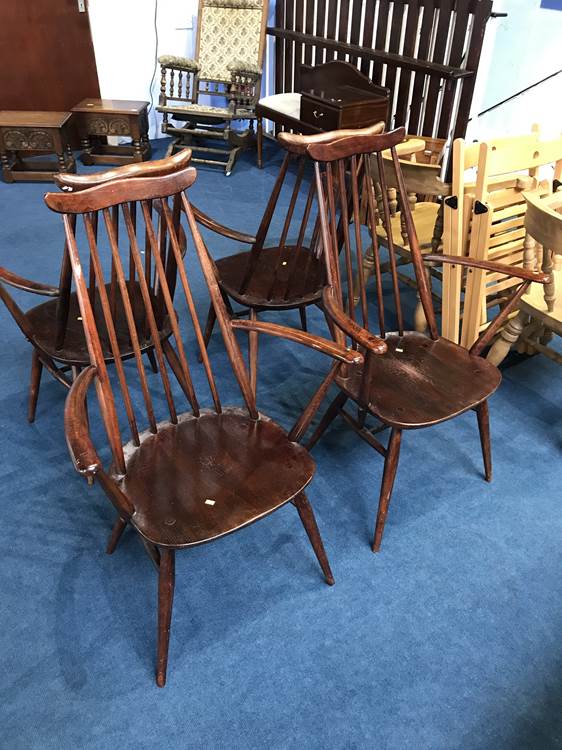 Four Ercol chairs - Image 2 of 2