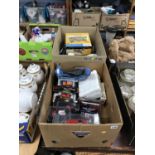 Quantity of die cast toys, in two boxes