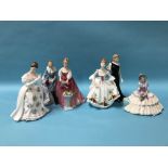 Six Royal Doulton figurines