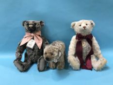Three boxed Steiff Teddy Bears 'Yes/No Grizzly', 'Teddy Bear Replica 1929' and '2007' Teddy Bear