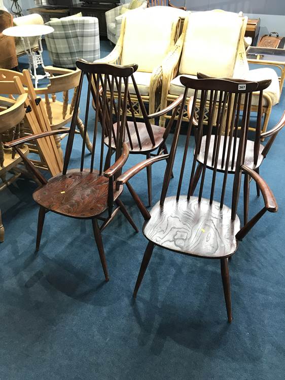 Four Ercol chairs