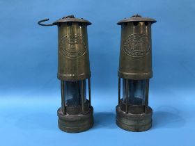 Two miners lamps