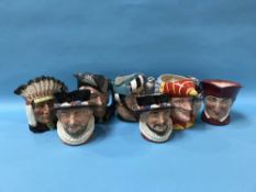 Seven various Royal Doulton Character jugs