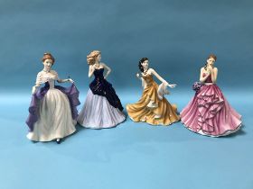 Four Royal Doulton figures