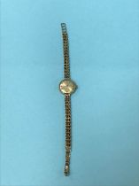 A ladies 9ct Tudor wrist watch, total weight 14g