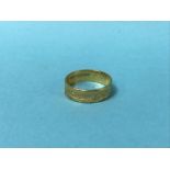 A 22ct gold ring, 4.7g