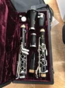 A Yamaha clarinet and hard case
