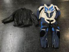 Various bike leathers