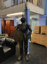 A tall suit of armour, H 245cm