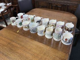 Sixteen Vaux tankards