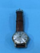 A gents 9ct gold Tissot wristwatch