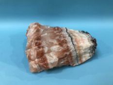 A large piece of quartz, W 25cm