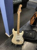 A Fender Stratocaster, with original country body, nos MX22163967 electric guitar