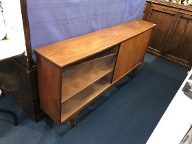 A teak bookcase