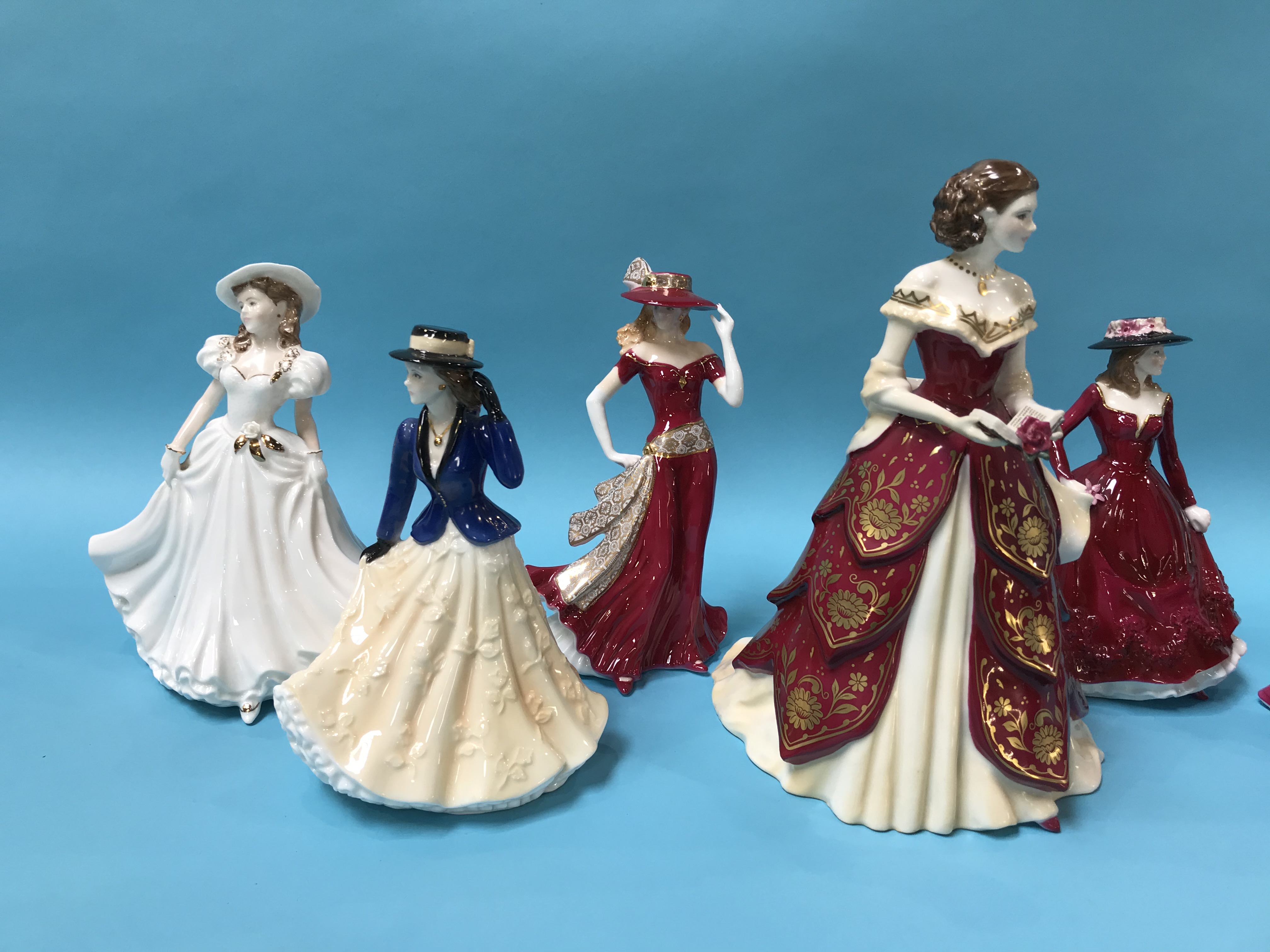 Seven various Royal Worcester figures - Image 2 of 3