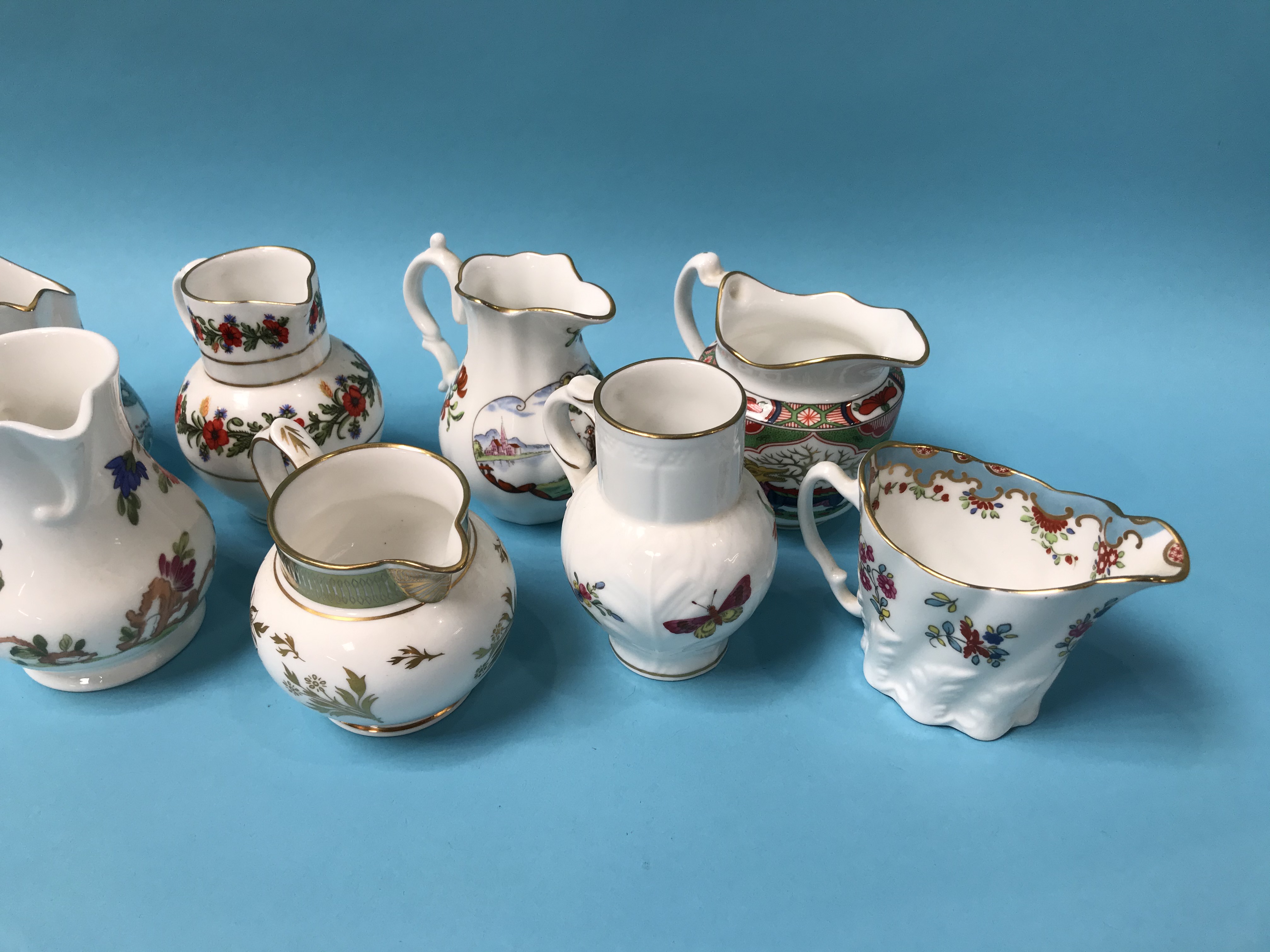 Twelve miniature Royal Worcester cream jugs - Image 2 of 3