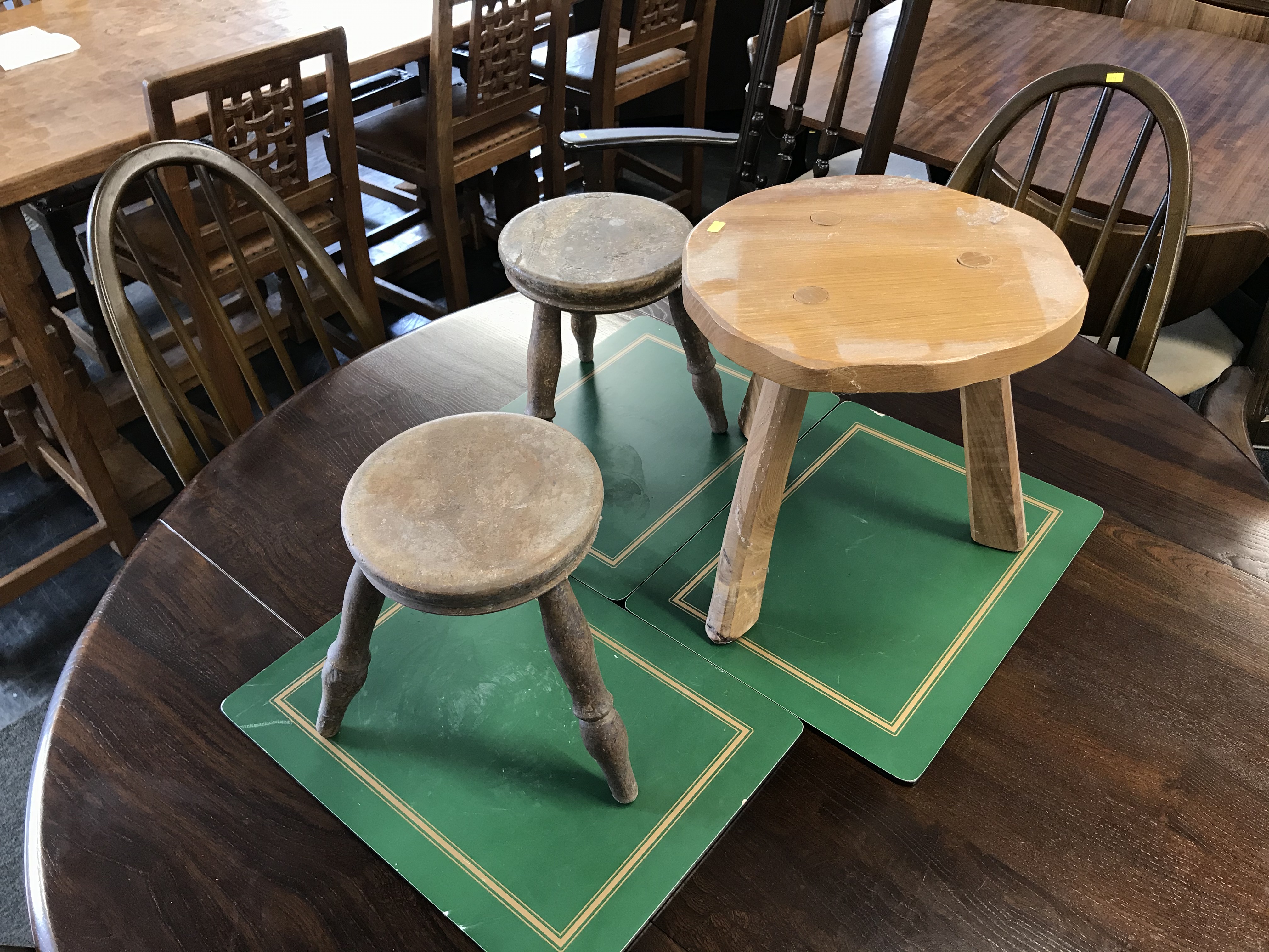 Three stools