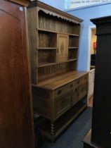 Oak barley twist dresser