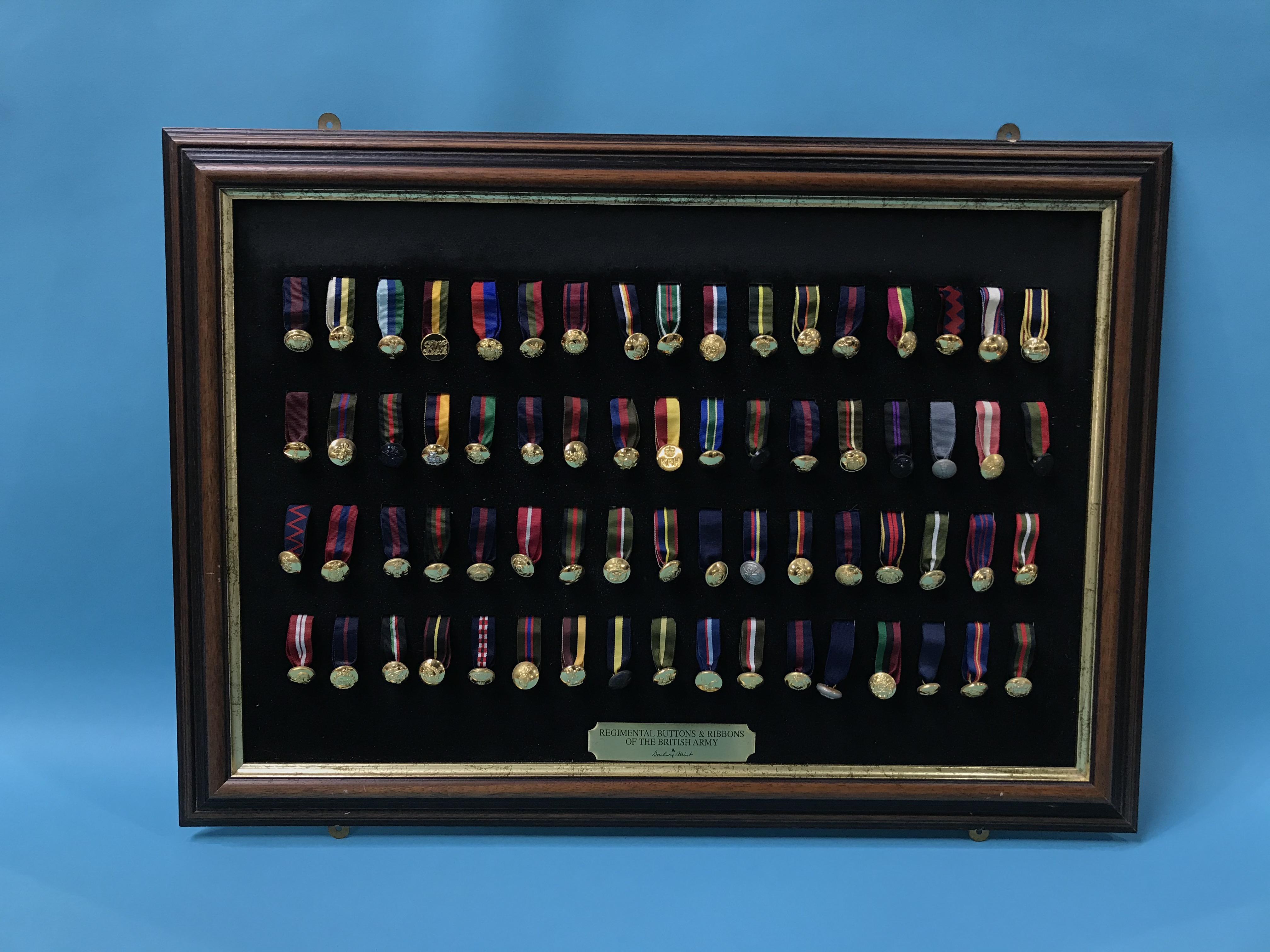 Regimental buttons and ribbons of the British Army' and 'British Gallantry and Campaign Medals 1 and