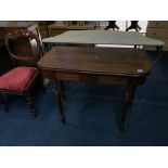 Victorian mahogany tea table