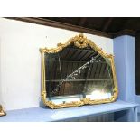 Decorative gilt mirror, 103cm x 120cm