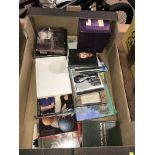 Box of signed CDs, various