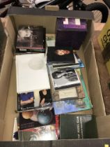 Box of signed CDs, various