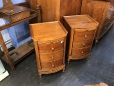 A pair of Willis and Gambier bedside chests