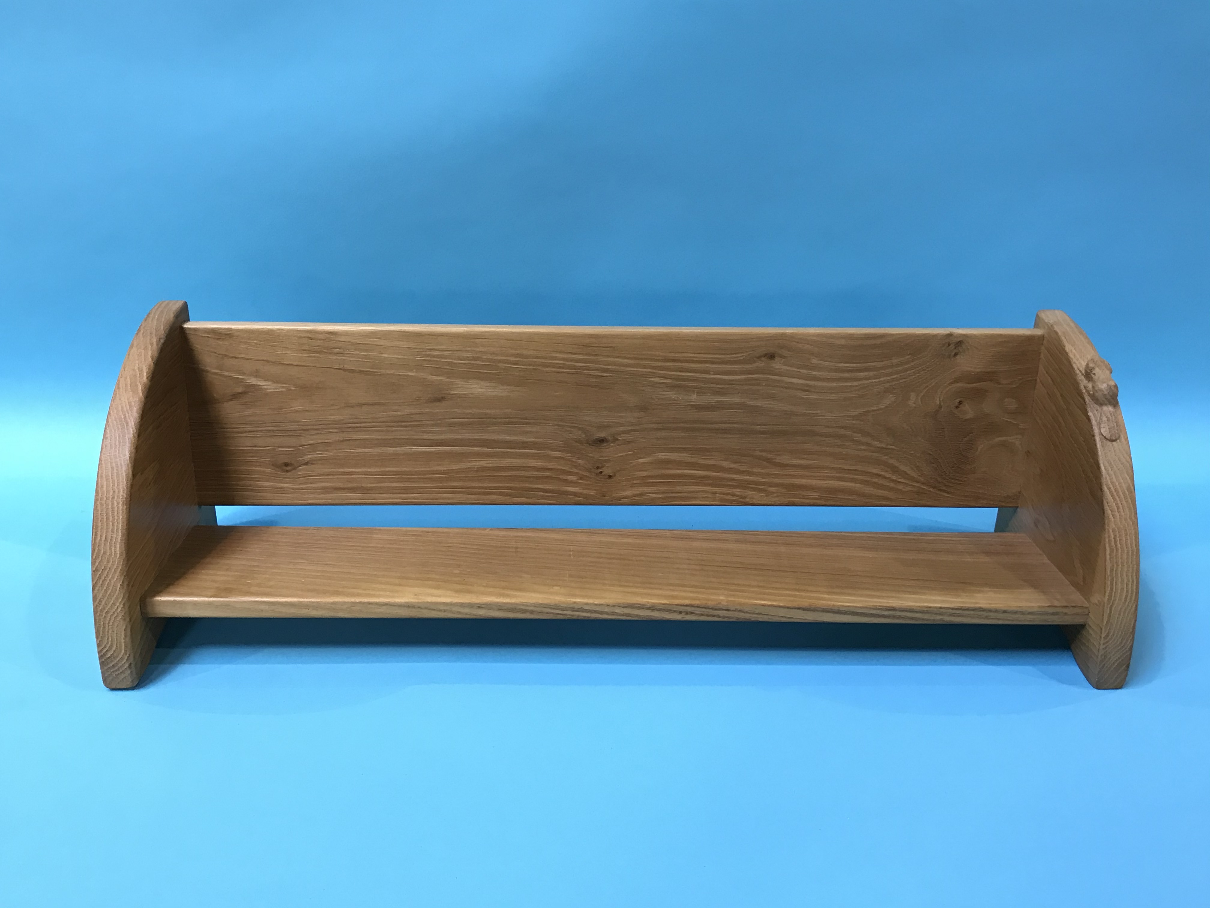 A light oak Beaverman bookstand