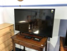 A 40" Sony television