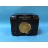 A Bush Bakelite radio