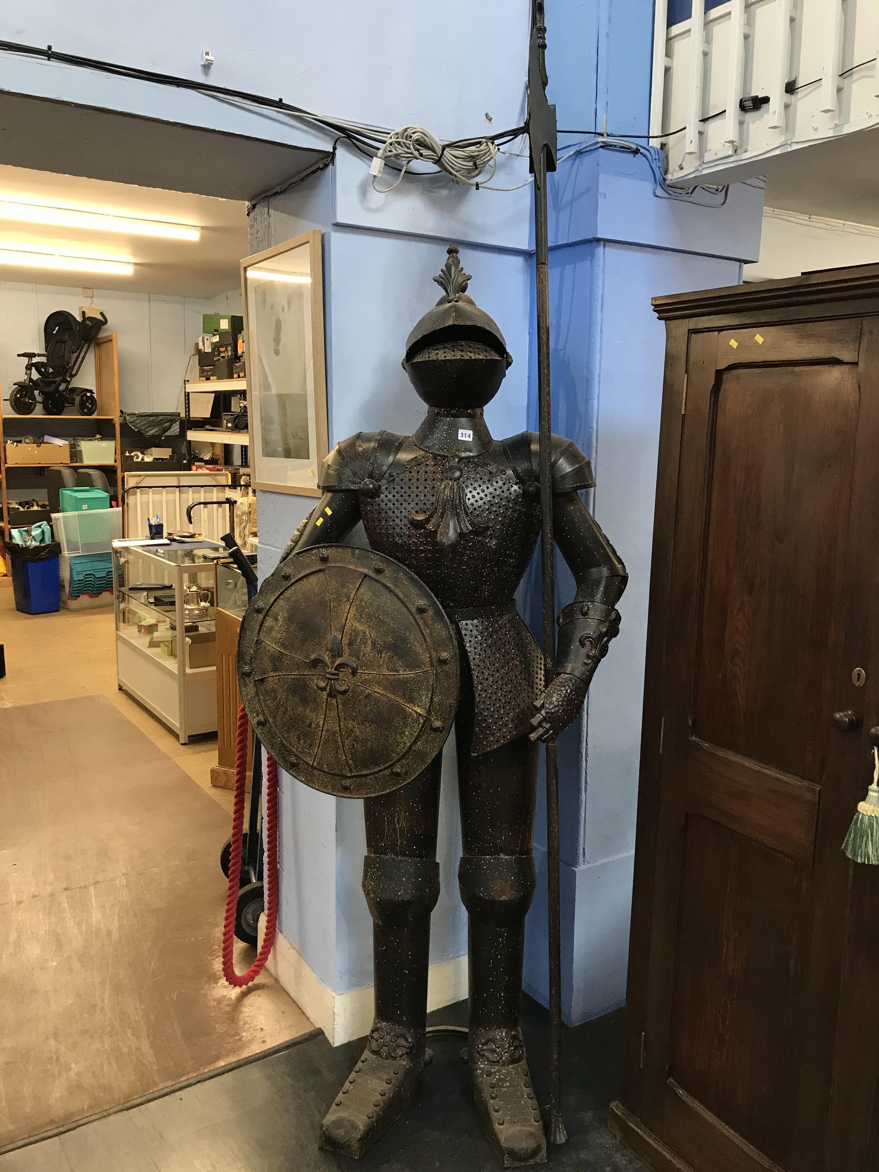 A suit of armour