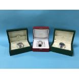 Three boxed Gents wristwatches