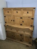 Two pine dressers