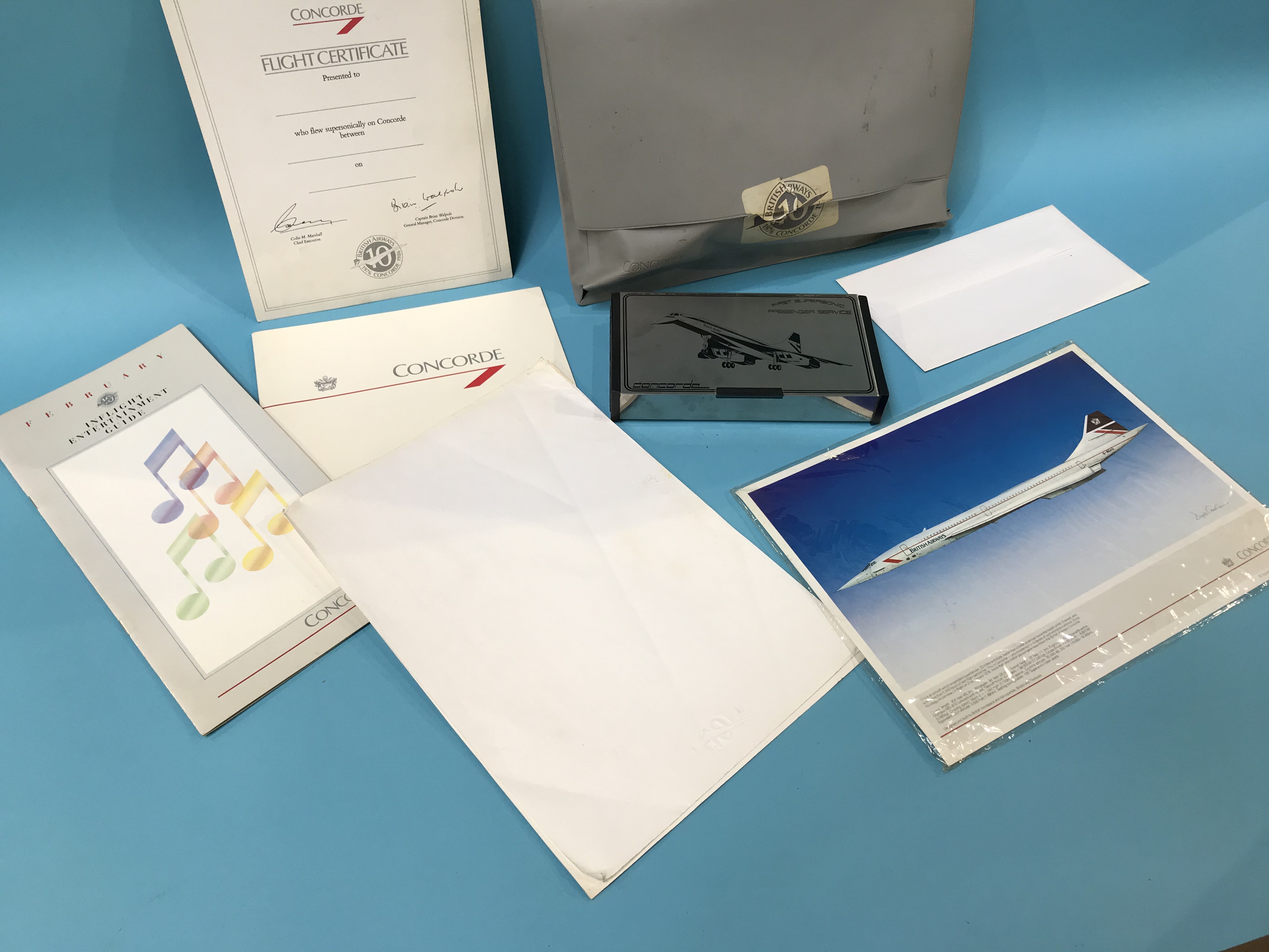 Collection of Concorde memorabilia - Image 3 of 3