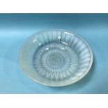 A French opalescent glass shallow bowl