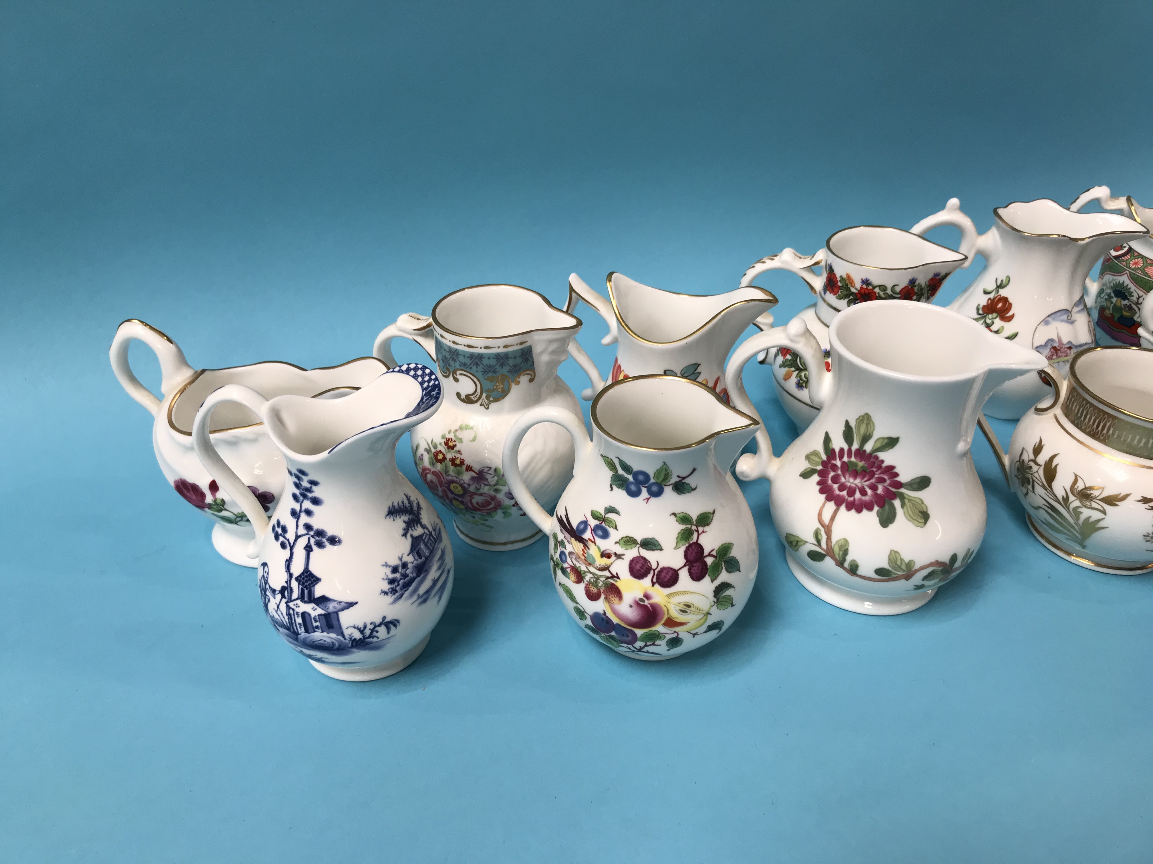 Twelve miniature Royal Worcester cream jugs - Image 3 of 3