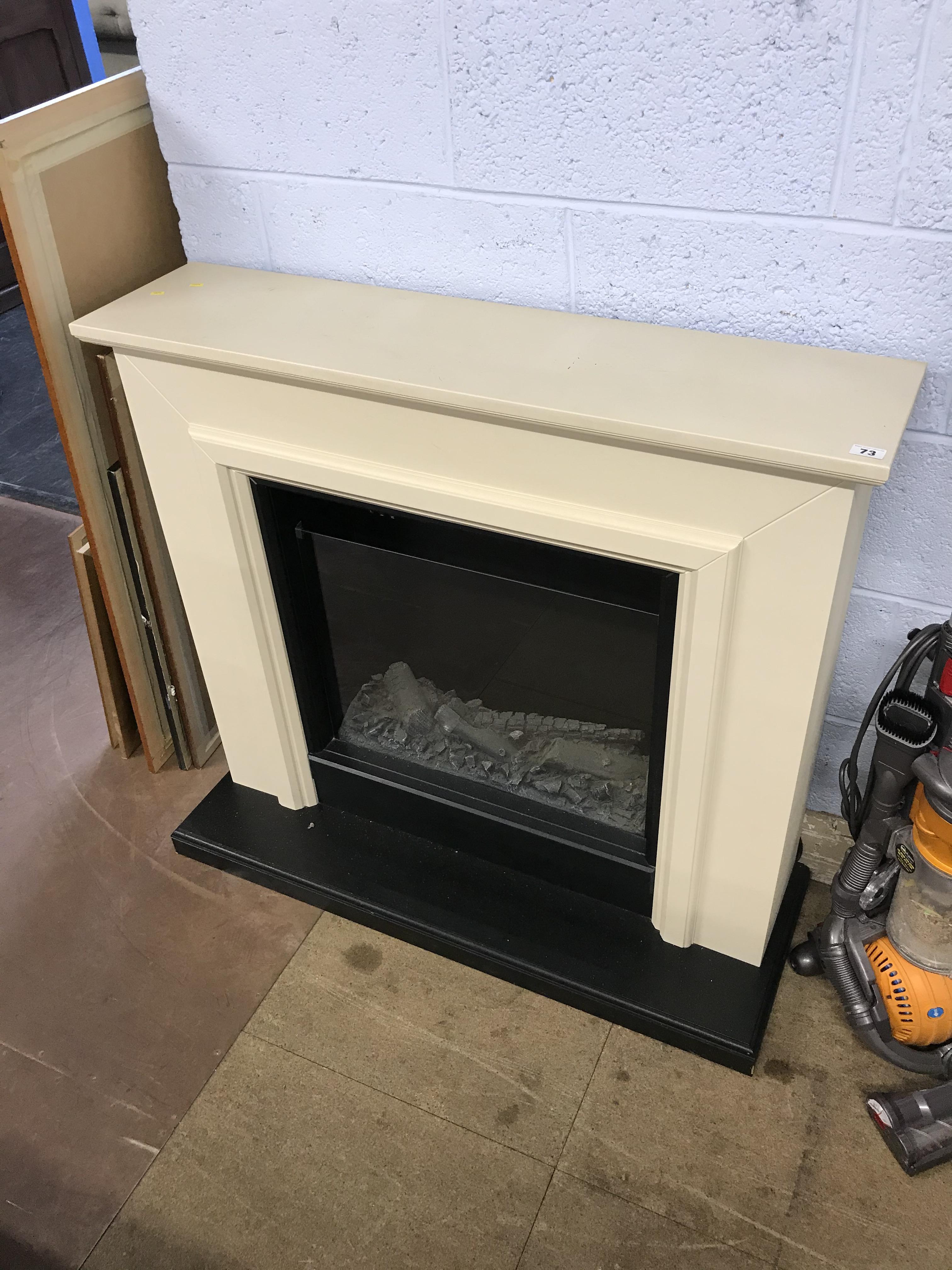 Electric fire and surround