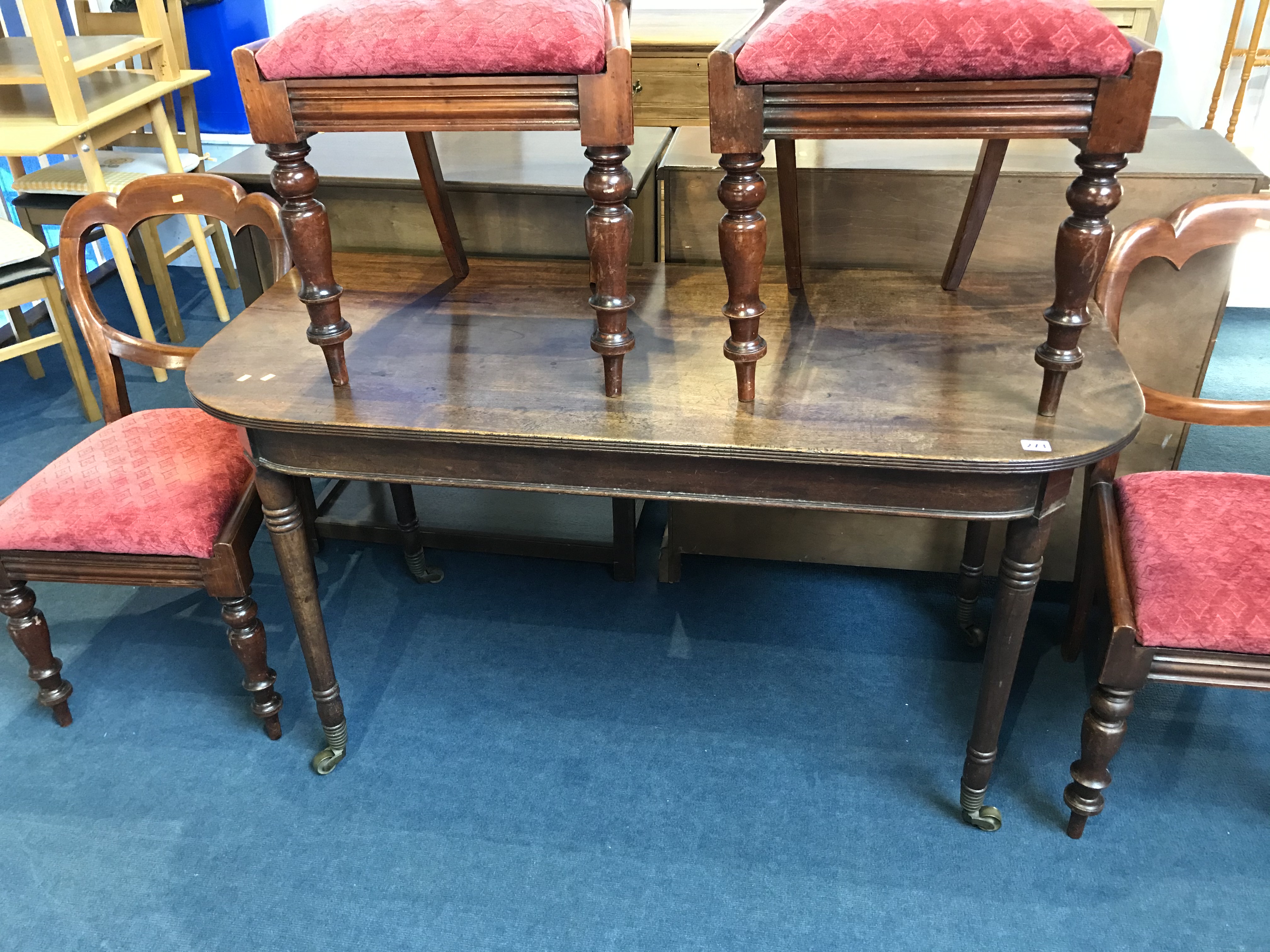 Georgian mahogany hall table